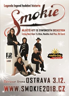 SMOKIE - The Symphony Tour 2018- koncert v Ostravě -Ostravar Aréna, Ruská 3077/135, Ostrava