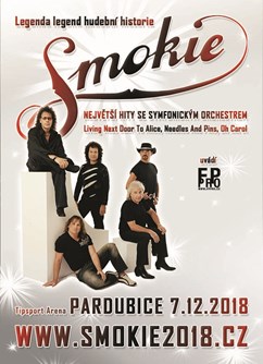 SMOKIE - The Symphony Tour 2018 (Pardubice)- koncert Pardubice -Tipsport Arena, Sukova třída 1735, Pardubice