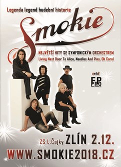 SMOKIE - The Symphony Tour 2018- koncert Zlín -Zimní stadion Luďka Čajky, Březnická 4068, Zlín