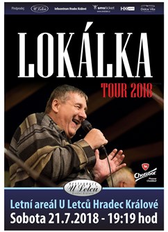 Lokálka Tour 2018- koncert Hradec Králové -Restaurace 