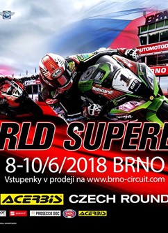 Superbike World Championship 2018 Brno- Superbiky se vrací do Brna! -Automotodrom, Masarykův okruh, Brno