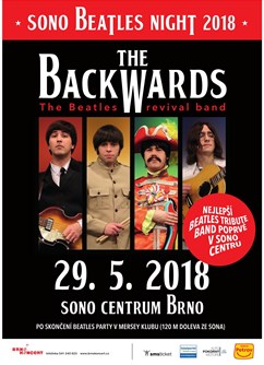 Sono Beatles Night 2018 with The Backwards (SK)- Brno -Sono Centrum, Veveří 113, Brno
