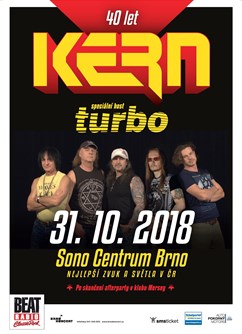 Turbo a Kern- koncert v Brně -Sono Centrum, Veveří 113, Brno
