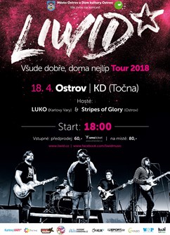 LIWID - Všude dobře, doma nejlíp tour 2018- koncert Ostrov -Točna, Mírové náměstí 733, Ostrov