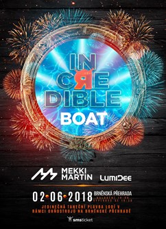 IncЯedible Boat Fireworks Edition- Brno -Brněnská přehrada, Přístavní, Brno