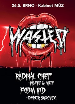 Wasted tour w/ Radikal Chef & Fobia Kid- koncert v Brně -Kabinet Múz, Sukova 4, Brno