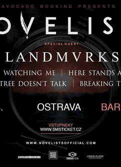 Novelists / Landmvrks - Ostrava - Ostrava -BARRÁK music club, Havlíčkovo Nábřeží 28, Ostrava