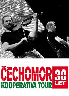 Čechomor Kooperativa Tour 30 let- koncert Beroun -Letní kino, Na Kaplance, Beroun