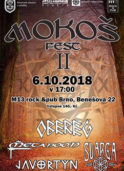 Mokoš Fest II- Brno -m13 rock & pub, Za divadlem 2, Brno