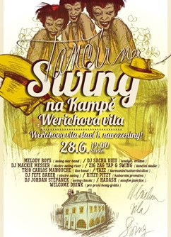 Swing na Kampě- Praha -Werichova vila, U Sovových mlýnů 501/7, Praha