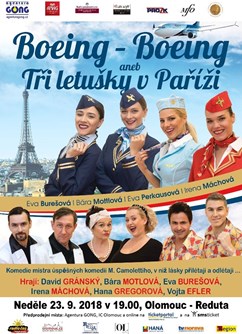 Boeing - Boeing aneb Tři letušky v Paříži- Olomouc -Reduta, Horní náměstí 23, Olomouc