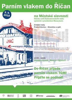 Parním vlakem do Říčan - Říčany – Strančice- Říčany -Vlaková stanice, Nádražní , Říčany