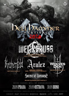 Hellhammer festival 2018 / WELICORUSS /RU/, WOLVES DEN /DE/, KRAHENFELD /DE/ , ARALEZ / ARM/DE/, SECRET OF DARKNESS /CZ/- Praha -Nová Chmelnice, Koněvova 21, Praha