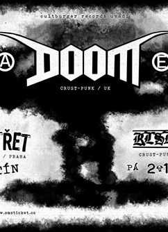 Doom + Risposta + Sebestřet - koncert ve Vsetíně -Tři opice, Mostecká 362, Vsetín