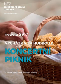 Koncertní piknik v NP Podyjí- Hnanice -NP Podyjí – Pod Šobesem, Hnanice, Hnanice