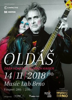 Oldáš- koncert v Brně -Music Lab, Opletalova 1, Brno