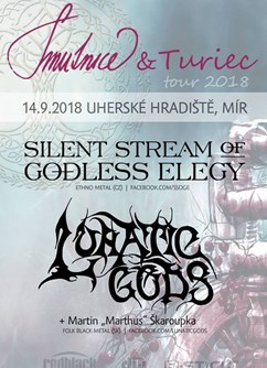 Silent Stream of Godless Elegy - Lunatics Gods- koncert v Uherském Hradišti -Klub Mír, nám. Míru 76, Uherské Hradiště