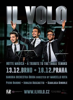 Il Volo – Notte Magica- koncert v Praze -Tipsport Arena, Za elektrárnou 419/1, Praha