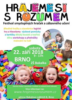 Hrajeme si s rozumem 2018- Brno -ZŠ Bakalovo nábřeží, Bakalovo nábřeží 8, Brno