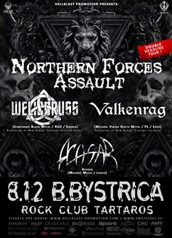 Northern Forces Assault Tour- koncert v Banské Bystrici -Tartaros, Námestie SNP 5/5, Banská Bystrica