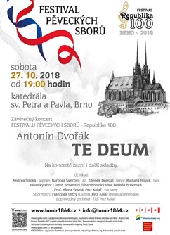 Závěrečný slavnostní koncert (Republika 100)- Brno -Katedrála Petrov, Petrov 9, Brno