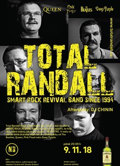 Total Randall / Afterparty DJ Chinin- koncert v Hradci Králové -NáPLAVKA café & music bar, Náměstí 5.května 835, Hradec Králové