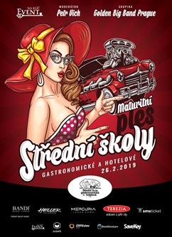 Maturitní ples SŠ gastronomické a hotelové - Praha -Lucerna - Velký sál, Štěpánská 1, Praha