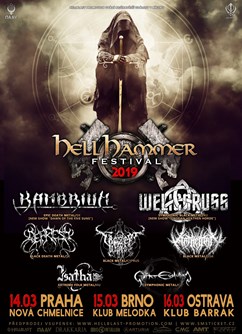 Hellhammer festival 2019 - koncert v Praze -Nová Chmelnice, Koněvova 21, Praha