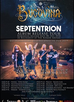 Bucovina Septentrion album release tour - Prague- koncert Praha -Vagon Klub, Národní 25, Palác Metro, Praha