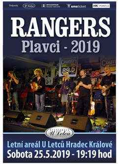 Rangers – Plavci Original- koncert v Hradci Králové -Letní areál U Letců, Jana Černého 109, Hradec Králové