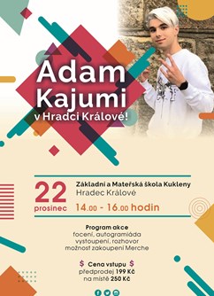 Adam Kajumi w. Speciální host MÍNA- Hradec Králové -Základní škola a Mateřská škola Kukleny, Pražská třída 198, Hradec Králové