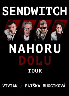 Sendwitch - Nahoru dolu Tour- koncert v Plzni -Buena Vista, Kollárova 2, Plzeň