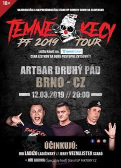 Stand-UP Temné Kecy PF 2019 Tour v ArtBar Druhý Pád, Brno- Brno -ArtBar Druhý Pád, Štefánikova 836/1, Brno