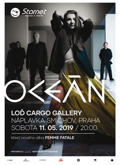 Oceán Starnet Tour- koncert v Praze -Cargo Gallery - Smíchovská náplavka, Hořejší nábřeží, Praha