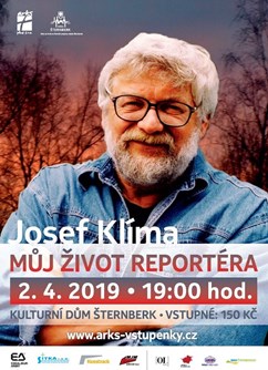 Josef Klíma – Můj život reportéra- Šternberk -Kulturní dům, Masarykova 20, Šternberk