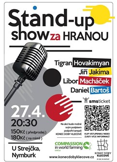 Stand-up Show ZaHranou- Nymburk -U Strejčka, Male Valy 303/19, Nymburk