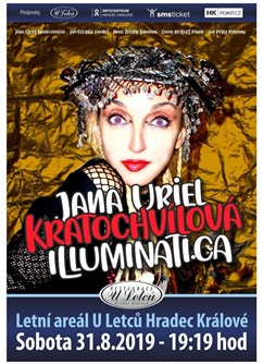 Jana Uriel Kratochvílová & Illuminati.ca- Hradec Králové -Letní areál U Letců, Jana Černého 109, Hradec Králové