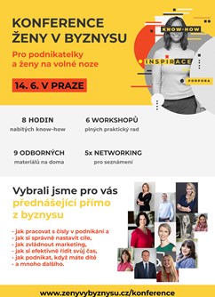 Konference Ženy v byznysu- Praha -Etnosvět, Legerova 40, Praha