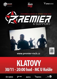 Koncert Premier- Klatovy -MC U Košile, Plzeňská 39, Klatovy