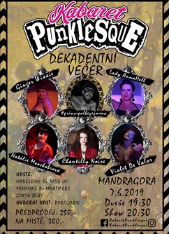 Kabaret Punklesque - Dekadentní večer- Praha -Klub Mandragora, Korunní 16, Praha