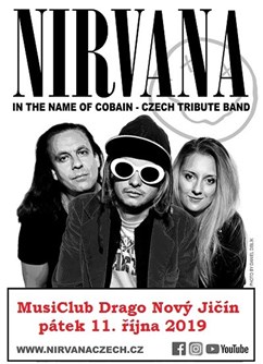 Nirvana Tribute band v MC Drago- koncert Nový Jičín -MusiClub Drago, Hřbitovní 1097/24, Nový Jičín