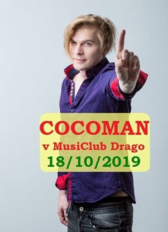 Cocoman + Dorsey & Boldrik- koncert v Novém Jičíně -MusiClub Drago, Hřbitovní 1097/24, Nový Jičín