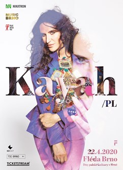 Koncert Kayah- Brno- nejpopulárnější polská zpěvačka, skladatelka a hudební producentka -Fléda, Štefánikova 24, Brno