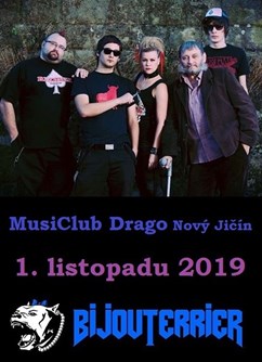 BijouTerrier- koncert Nový Jičín -MusiClub Drago, Hřbitovní 1097/24, Nový Jičín