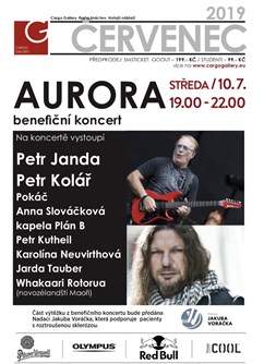 Aurora benefiční koncert- Praha -Cargo Gallery - Náplavka, Rašínovo nábřeží, Praha
