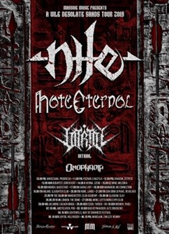 Nile + Hate Eternal- koncert v Brně -Melodka, Kounicova 20/22, Brno Nile + Hate Eternal- koncert v Brně -Melodka, Kounicova 20/22, Brno