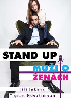 Stand Up Comedy - Muži o ženách- Praha -Loď Tajemství bratří Formanů, Rašínovo nábřeží, Praha