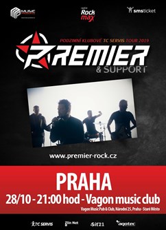 Premier- Hlasolamy TOUR- koncert v Praze -Club Sing Sing, Na Pankráci 1600, Praha