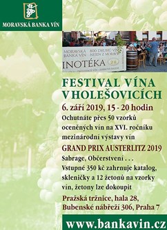 Festival vína v Holešovicích- Praha -Pražská Tržnice, Hala 28, Bubenské nábřeží 306, Praha