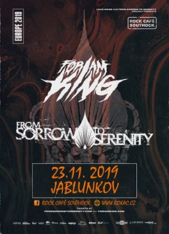 From Sorrow to Serenity + For I am King- Jablunkov -Southock Rock Café, Bělá 1069, Jablunkov